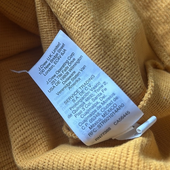 Madewell Texture & Thread Tank Dress Size XS Button Front Goldenrod - Picture 10 of 13